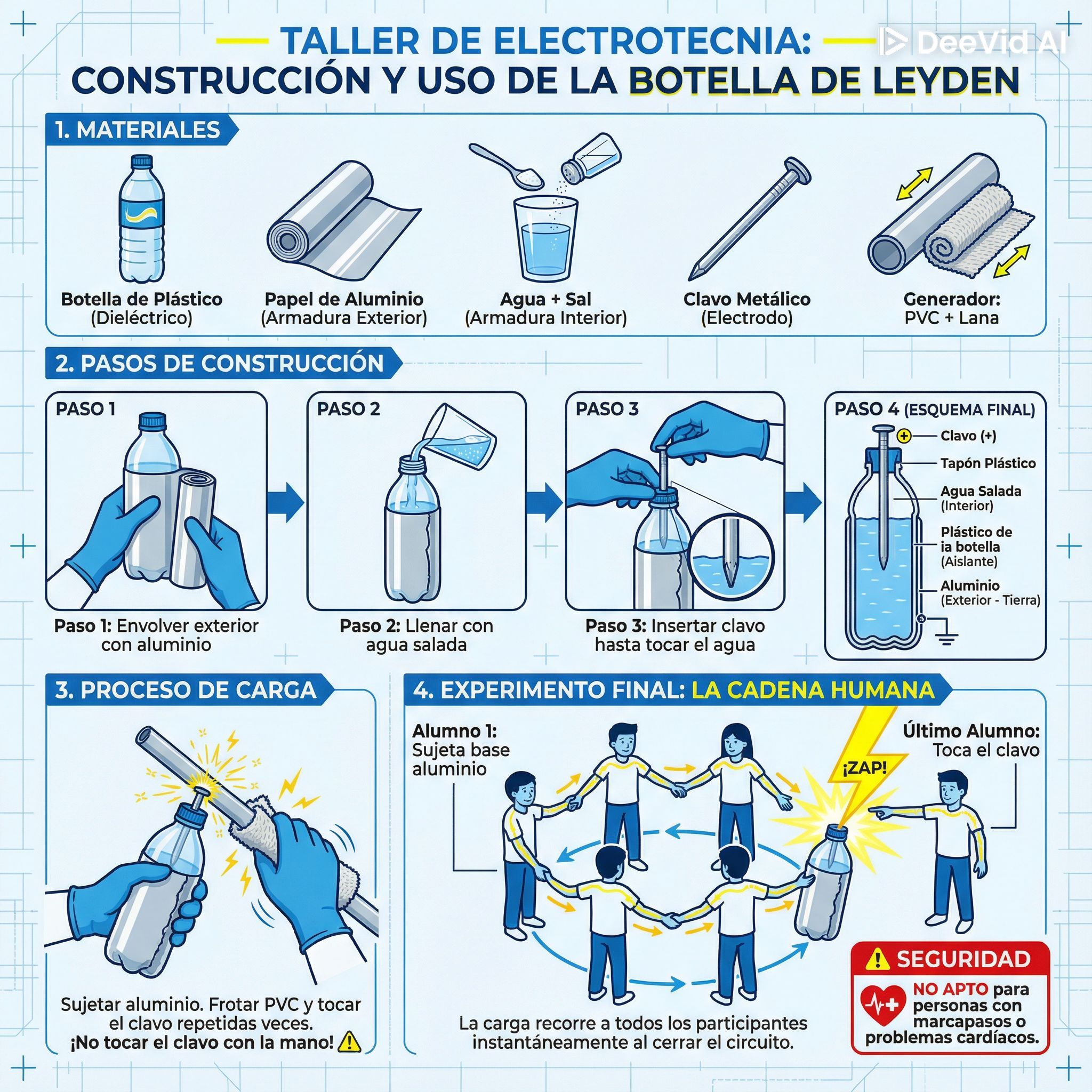 ejercicio sobre la botella Leyden